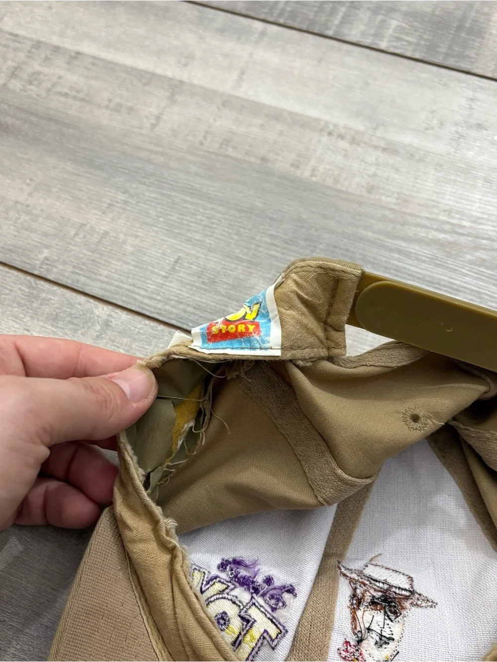 Vintage Annco Disney Toy Story Woody Andy Youth Snapback Cap Hat 90s Embroidered